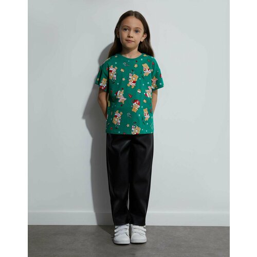 фото Футболка gloria jeans, размер 4-5л/110 (29), зеленый