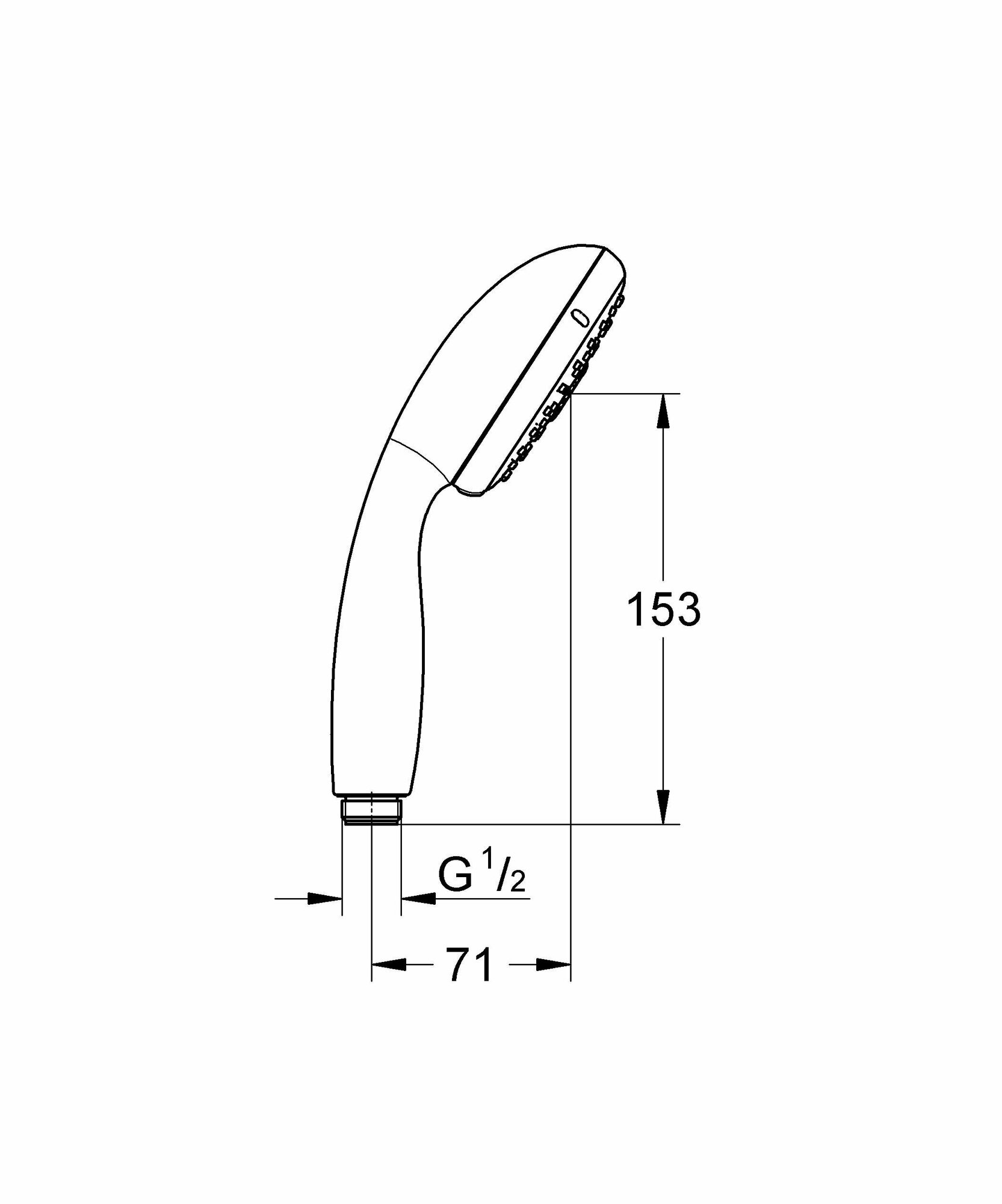 Лейка для душа Grohe New Tempesta 100 28419002