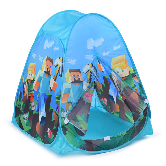 Бирюзовый Играем вместе Палатка Майнкрафт — фото 1