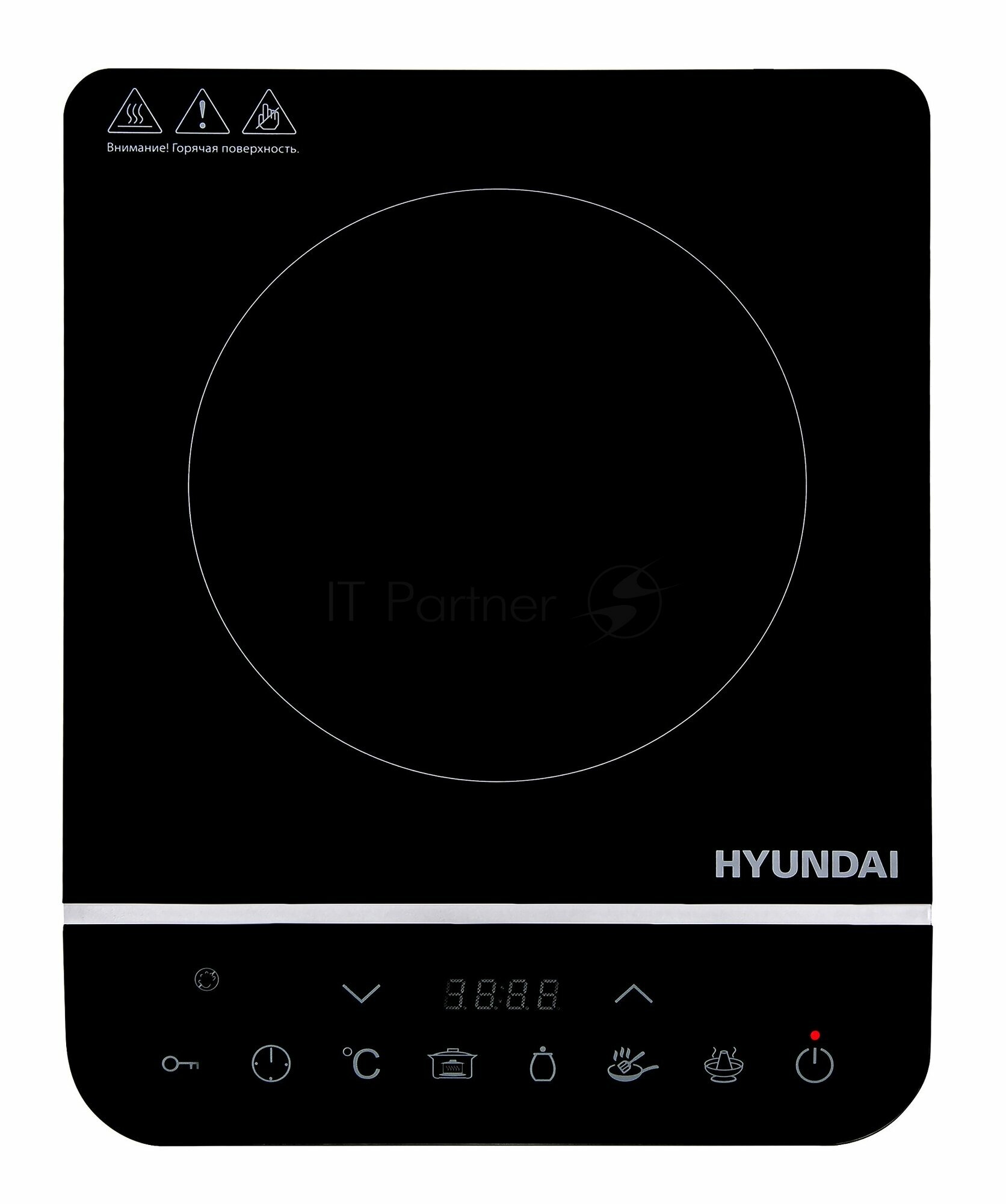Плита Индукционная Hyundai HYC-0104 черный