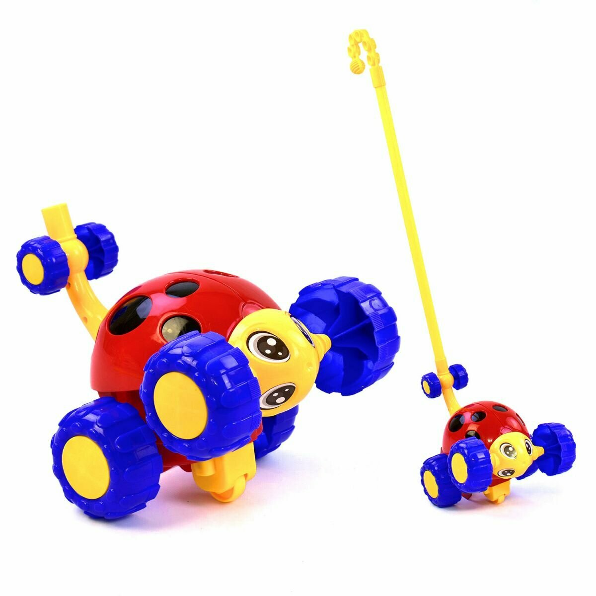 S+S Toys Каталка с палочкой Божья коровка 6143/200077264 с 1 года