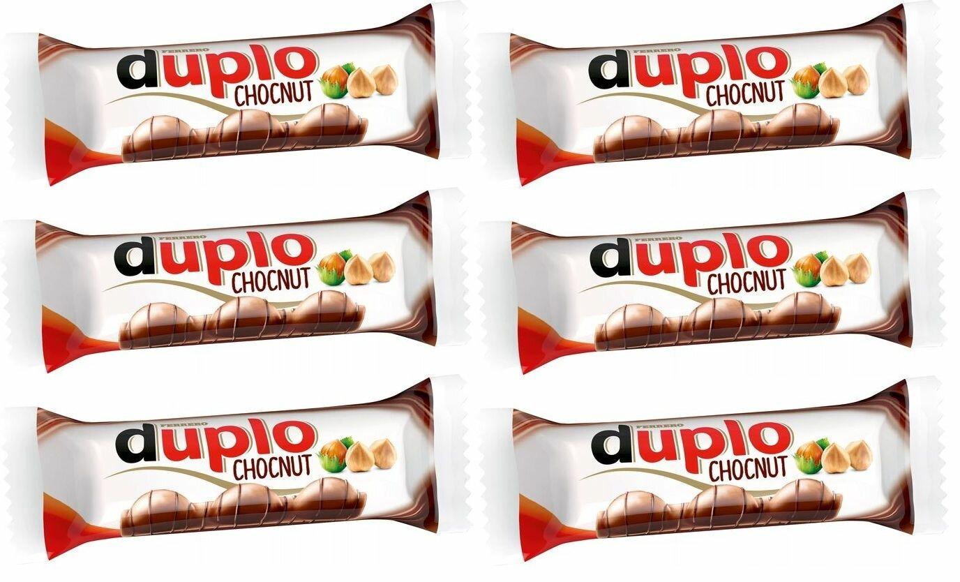 Батончик Ferrero Duplo Choconut 6 шт х 26 гр (Германия) - фотография № 1