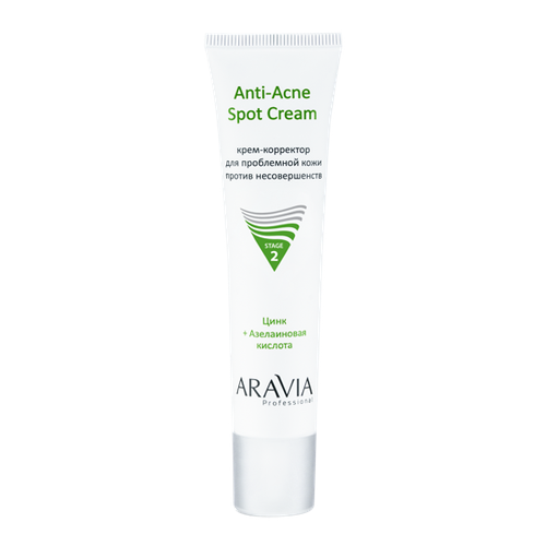 Aravia ARAVIA Professional Anti-Acne Spot Cream (Крем-корректор для проблемной кожи против несовершенств), 40 мл