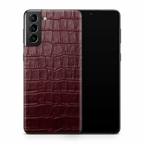 Кожаная наклейка CROCO для Samsung Galaxy S21 Plus