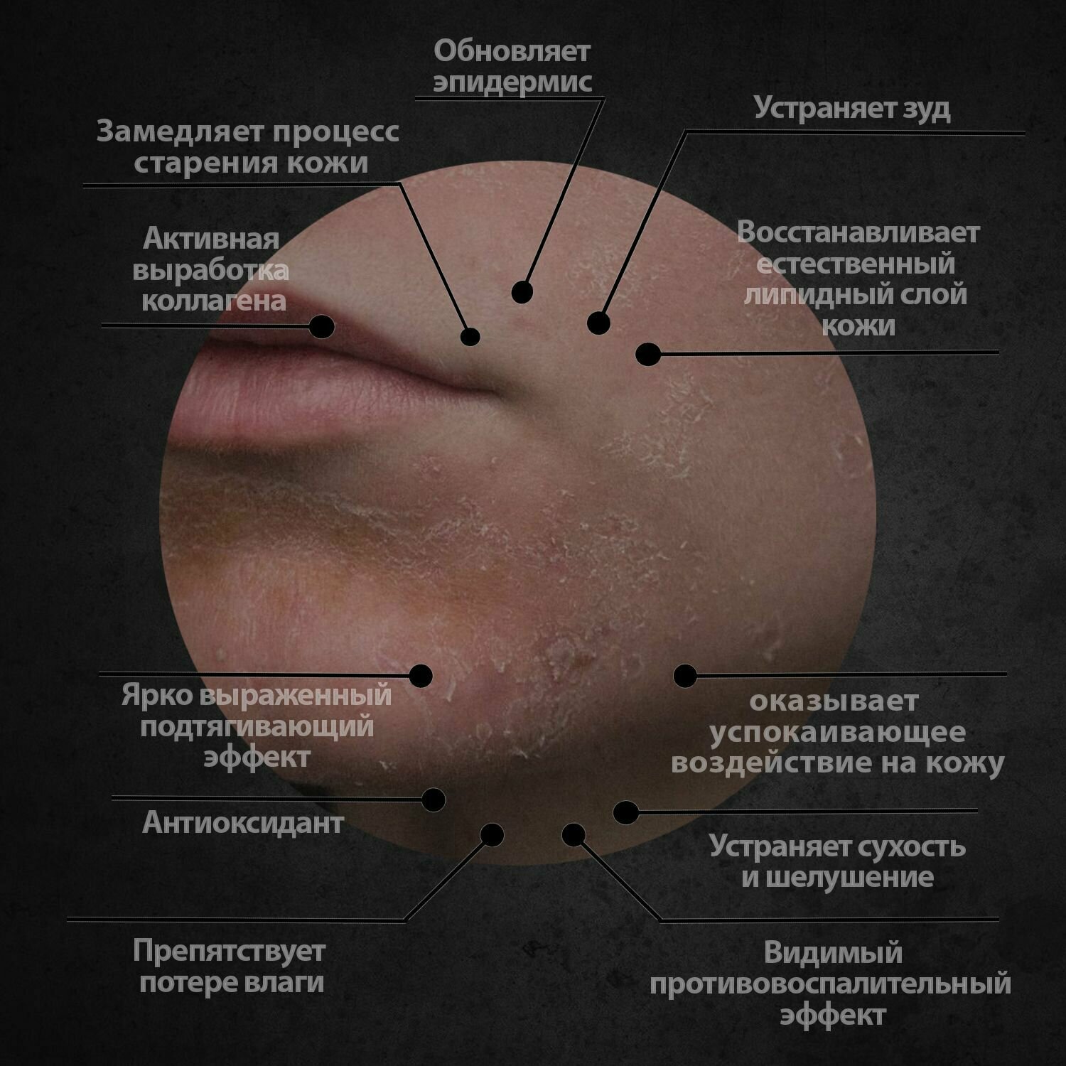Сыворотка-антиоксидант на основе масел д/чувст. кожи с пептидами 30мл АСПЕРА - фото №3