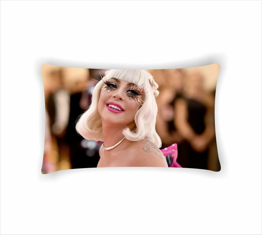 Подушка Леди Гага, Lady Gaga №9, С двух сторон