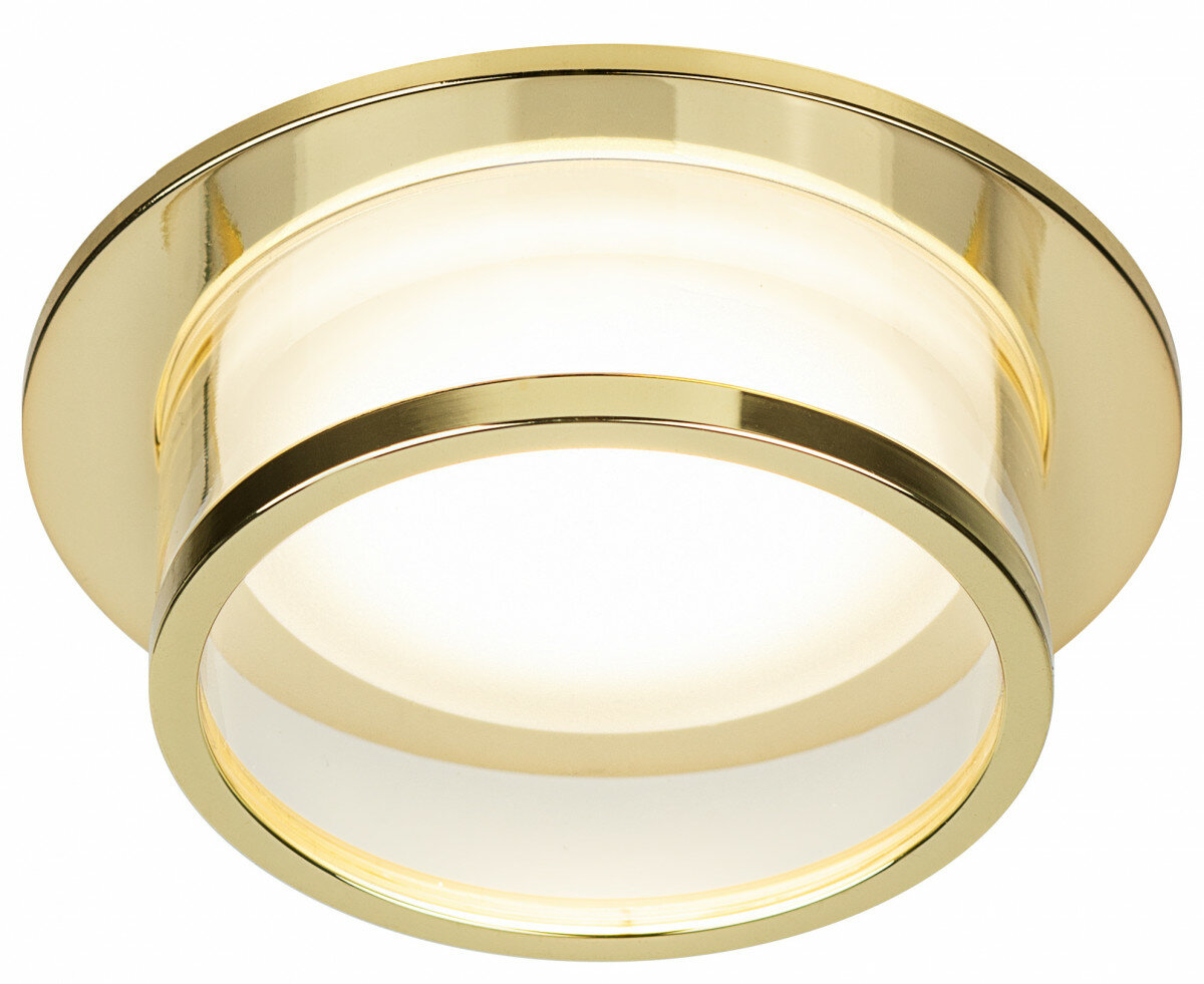 фото ЭРА Встраиваемый светильник декоративный ЭРА DK99 GD MR16 GU5.3 золото