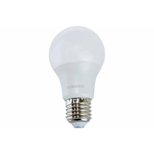 Eurolux Светодиодная лампа Eurolux LL-E-A60-11W-230-6K-E27 груша, 11Вт, холод, Е27 76/2/73
