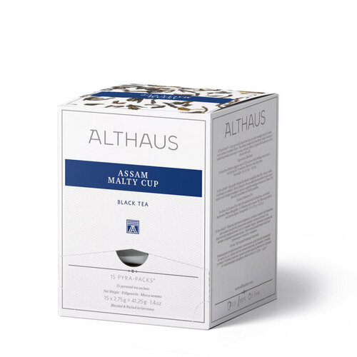 Чай Althaus Pyra Pack Assam Malty Cup, 15пак/уп (TALTHL-P00002)