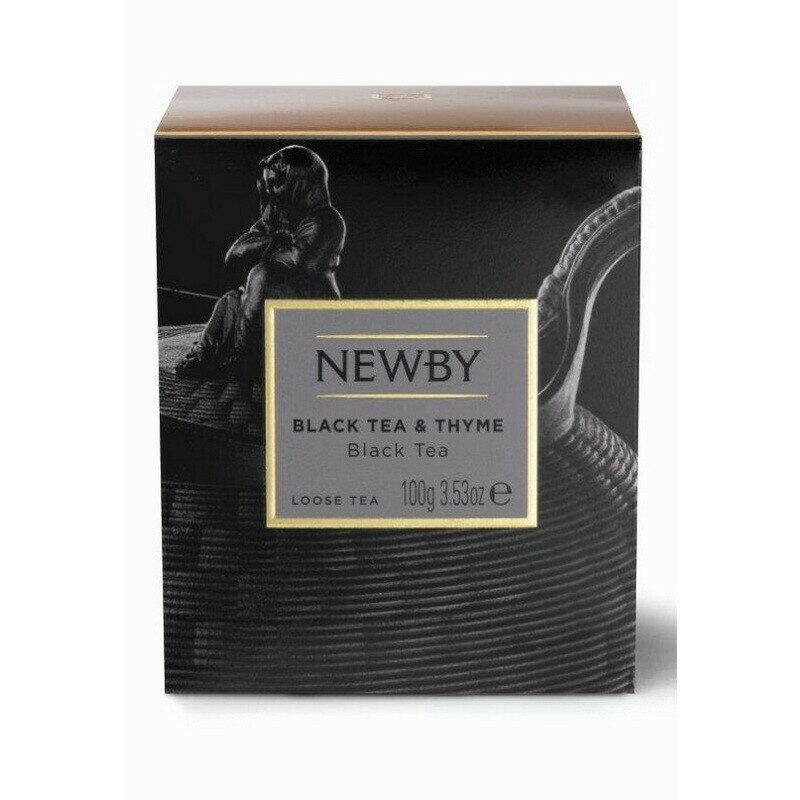 Чай листовой Чай черный Newby чабрец, 100г