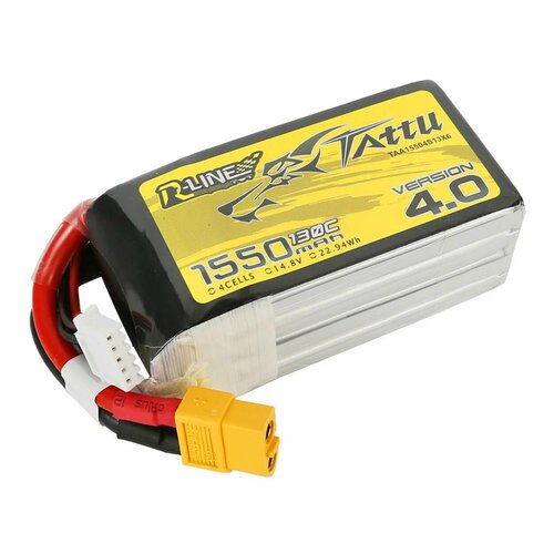 Аккумулятор Tattu R-Line V4.0 1550мАч 4S 130C LiPo XT60