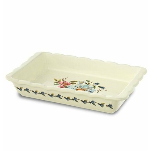 Форма для запекания прямоугольная Petali di Primavera, 37х21 см. Nuova Cer