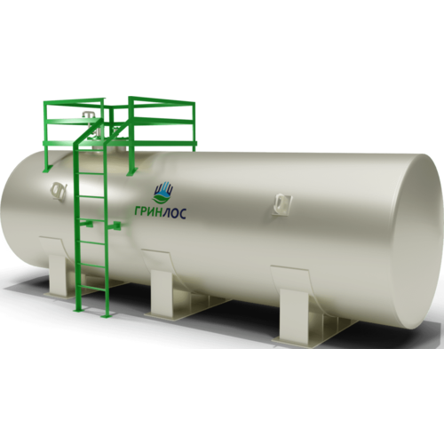 Универсальная промышленная емкость гринлос Емкость стальная 125 м3 горизонтальная наземная
