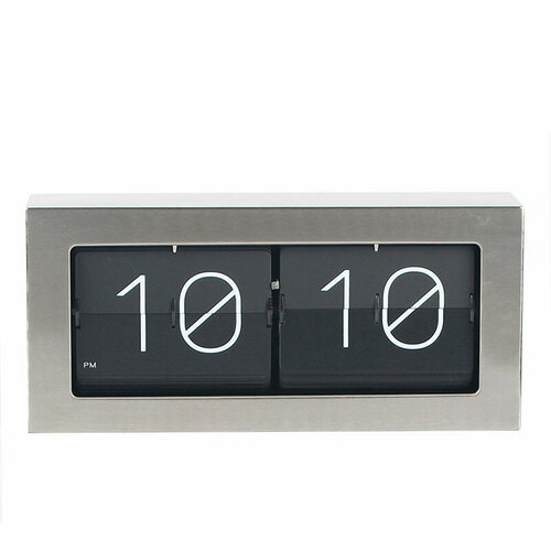 Перекидные часы FLIP CLOCK, металлические (36×9×17 см)