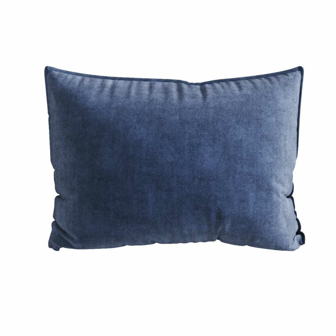 фото Подушка для дивана 60х48 Синяя