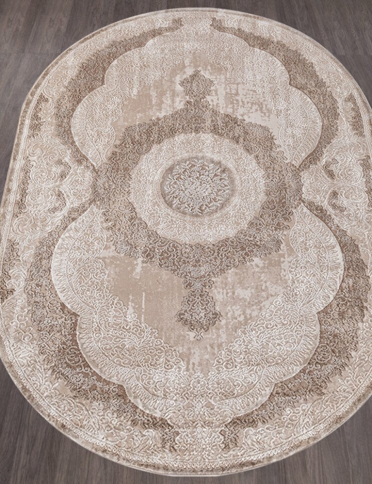 фото Ковер 03880B - BROWN / BROWN - Овал ARMINA (0.8 х 1.5 м)