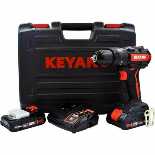 Бесщеточный аккумуляторный шуруповерт KEYANG DD18BL-WSet 2617900₽