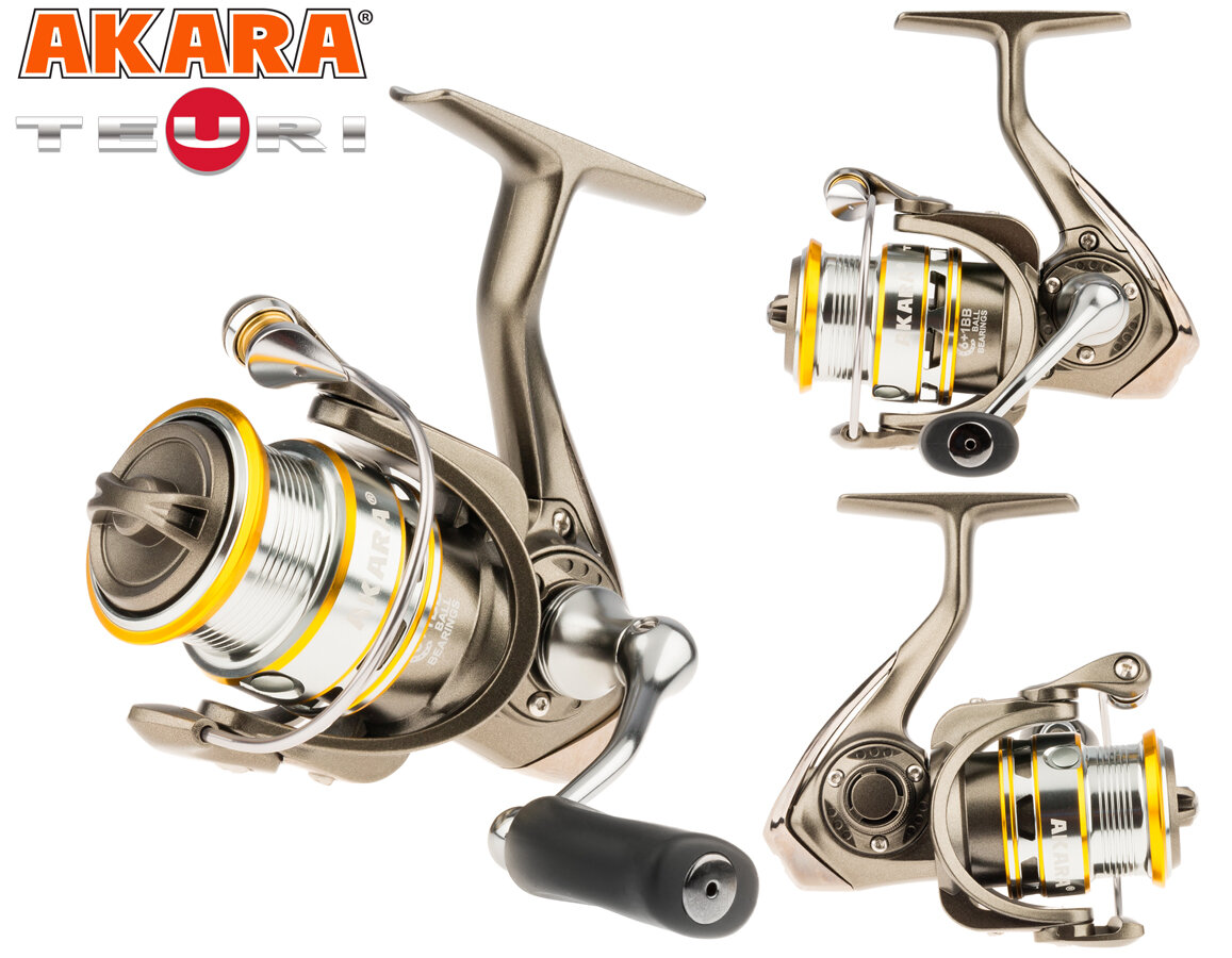 Катушка безынерционная Akara Teuri 1504 UL 6+1 bb