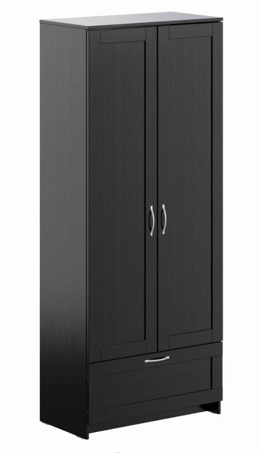Шкаф для одежды Шведский Стандарт Сириус (2 двери и 1 ящик) Венге