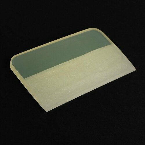 Ракель силиконовый 10×5.5 см зеленый, зелeный