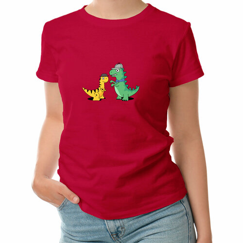 фото Футболка roly, размер m, красный