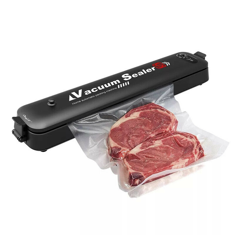 Вакуумный упаковщик Vacuum Sealer, запаиватель пакетов, черный