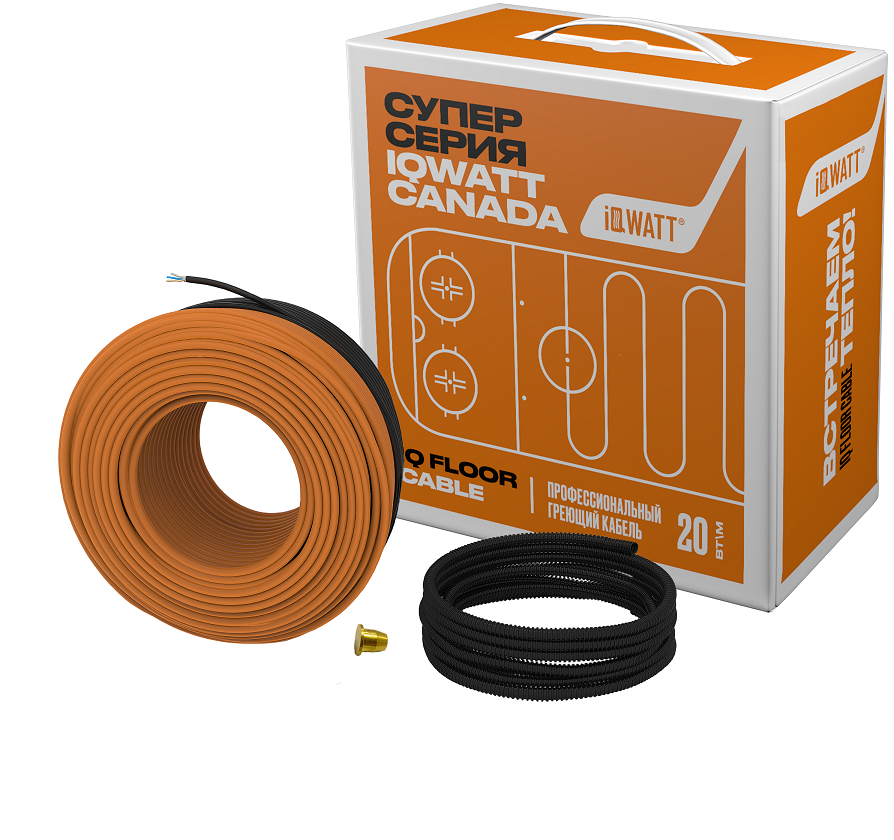 фото Греющий кабель IQ FLOOR CABLE 150 вт/м. - 15 м, IqWatt