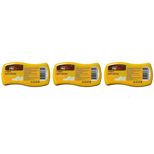 Prego Губка для гладкой кожи волна - макси, бесцветная, 3 шт