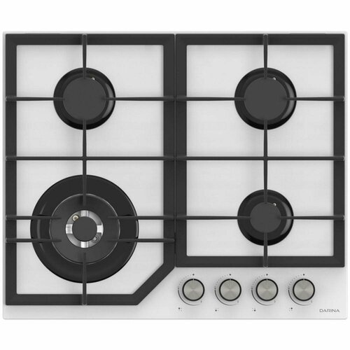 Встраиваемая газовая панель Darina ER4 BGC341 08 W белое стекло 2469000₽