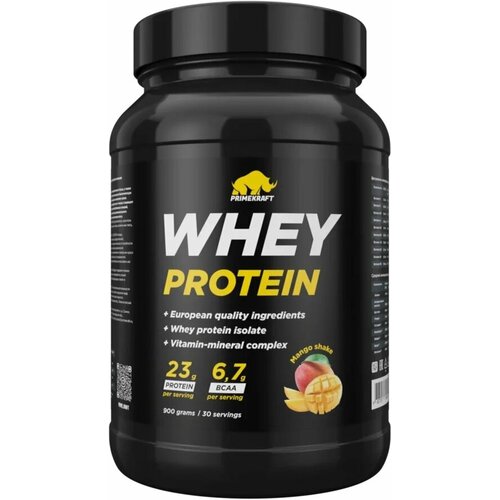 Протеин сывороточный Prime Kraft Whey Банка (900 г) Манго