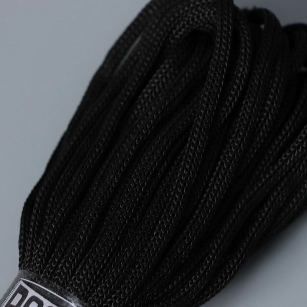 Шнур бытовой "Помощница", d=4 мм, 20 м, цвет чёрный - фотография № 2