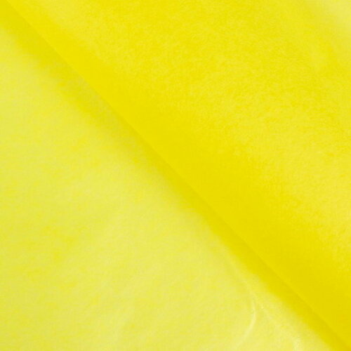Бумага упаковочная тишью, желтая, 50 см x 66 см, 10 шт.
