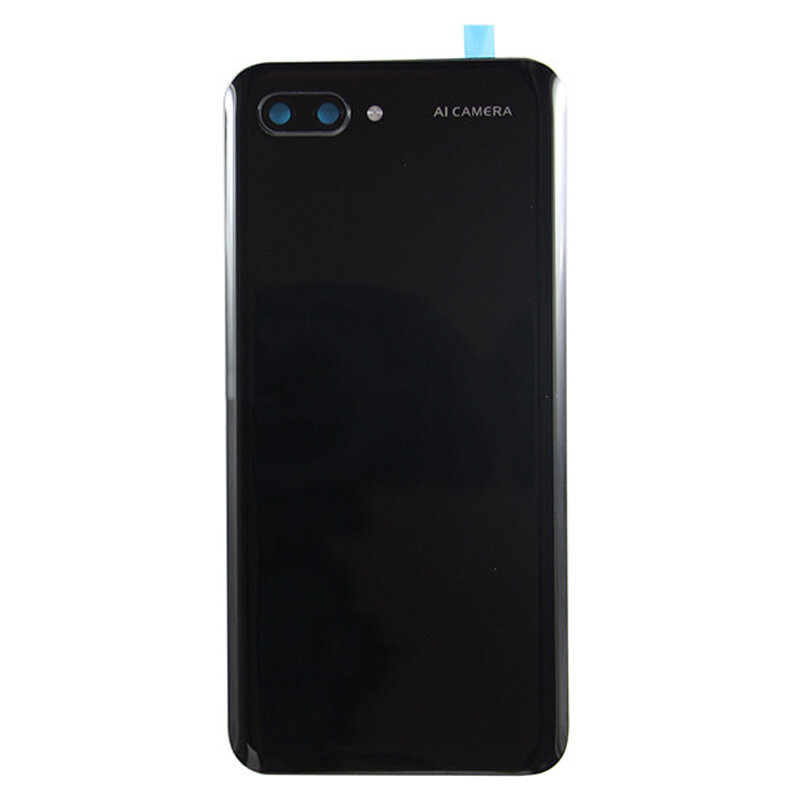 Задняя крышка для Huawei Honor 10 (черная) (premium)