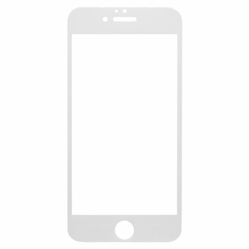 Защитное стекло для Apple iPhone 6 (полное покрытие) (белое) защитное стекло для apple iphone 6 plus полное покрытие белое