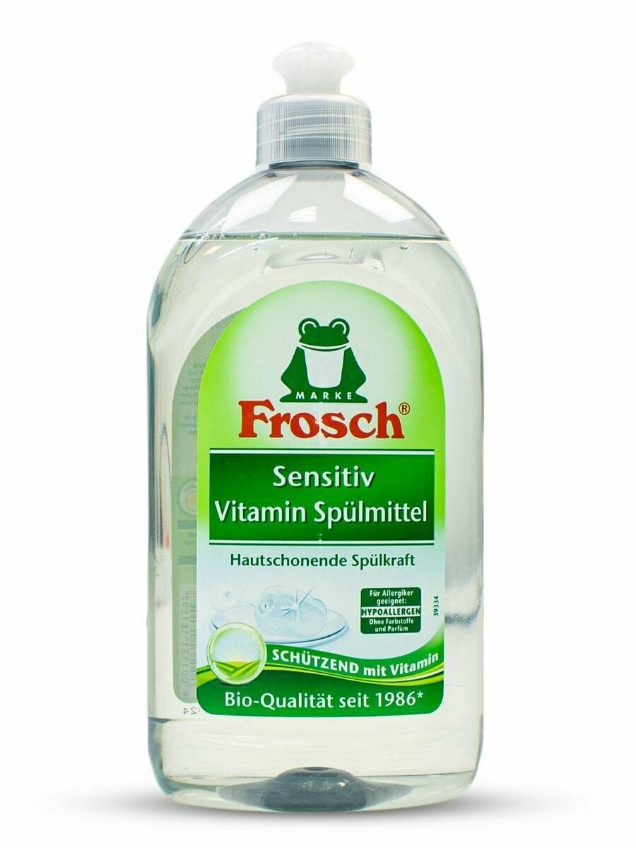 Frosch Бальзам для мытья посуды Sensitiv Vitamin, концентрированный, 500 мл