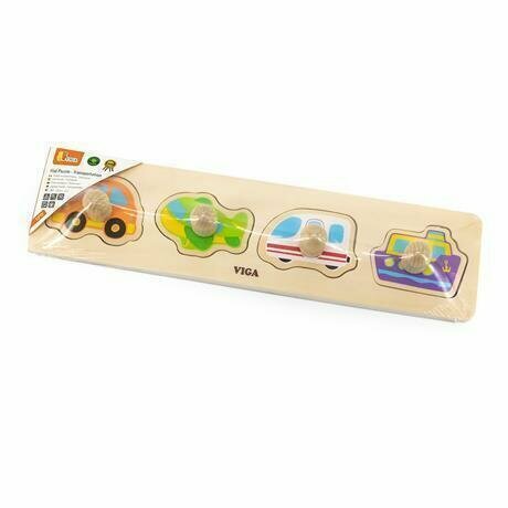 Развивающие игрушки из дерева Viga Toys Рамка-вкладыш Транспорт 44534