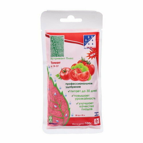 Удобрение Плюс Томат 6-18-37, 100 г