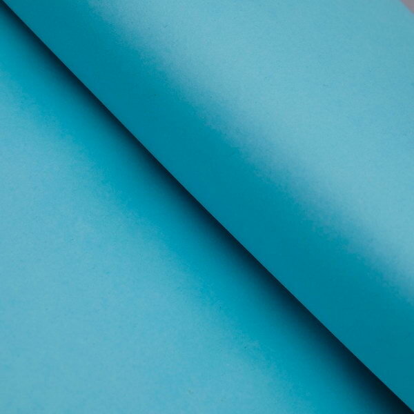 Бумага цветная тишью шёлковая, 510 x 760 мм, 1 лист, 17 г/м2, небесно-синяя