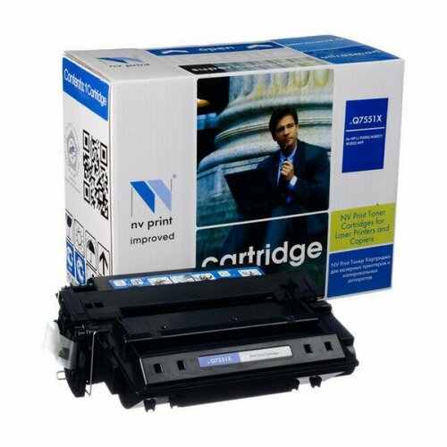 Q7551X Совместимый Картридж NV Print для HP mpf P3005/ M3027/ M3035 (13000 стр.) картридж profiline pl q7551x 13000 стр черный