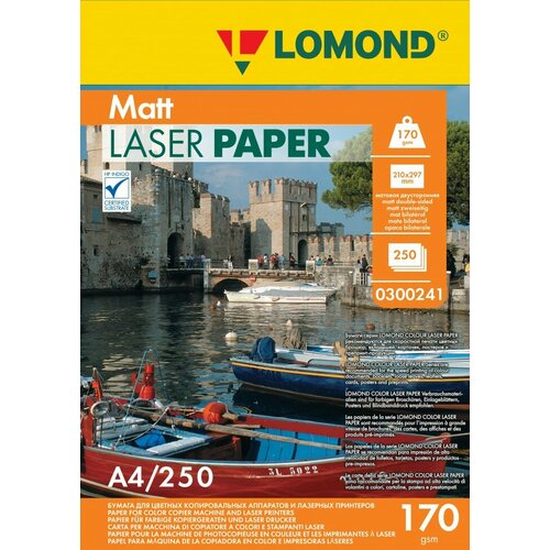 бумага lomond ultra ds matt clc 0300241 a4170гм2250л белый матовоематовое для лазерной печати Lomond CLC Matt - матовая бумага - 170 г/м, А4, 250 листов для лазерной печати 0300241