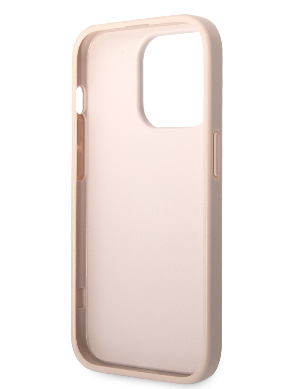 Guess для iPhone 14 Pro чехол PU 4G Big metal logo Hard Pink