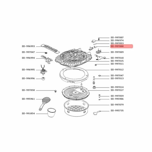 Пробкапоплавок мультиварки Tefal CY68 SS-997008 76500₽