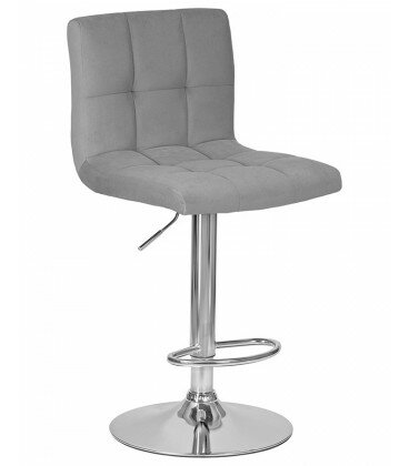 Барный стул Империя Стульев Candy LM-5006 grey velour серый велюр