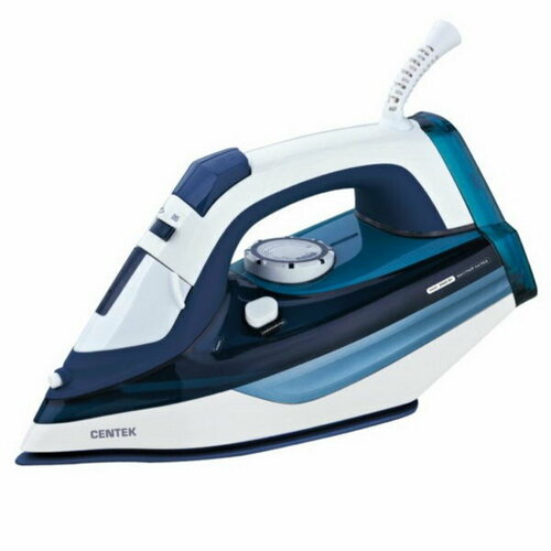 Утюг CT-2319 2400 Вт керамика 480 мл капля-стоп пар удар бело-синий 338100₽