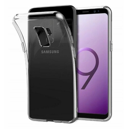Накладка силиконовая для Samsung Galaxy S9 SM-G960 прозрачная mariso чехол накладка для samsung galaxy s9 sm g960 clear