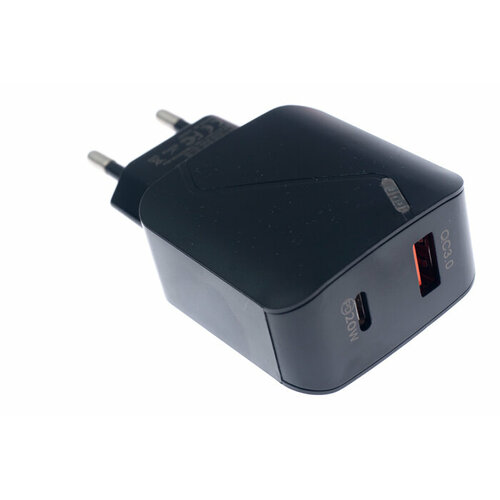 СЗУ Type-C 3A SMART ID PD 20W QC3.0 18W + USB черный lycka smaster 18pd 18w pd adapter