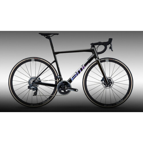 Велосипед BMC Teammachine SLR FIVE 105 DI2 12V BLACK IRIDE (2023) 54, Черный