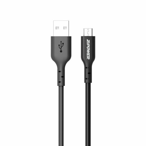 кабель для зарядки телефона micro usb belsis длина 1 2 метра быстрая зарядка 36w 1 8 а передача данных 480 mбт bw1432w Зарядный датакабель ZIPOWER Micro USB 1м