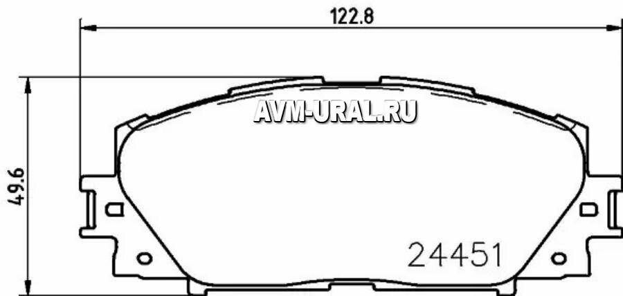 NISSHINBO NP1091 NP1091_колодки дисковые передние!\ Toyota Yaris 1.0/1.3/1.4 D-4D 06>