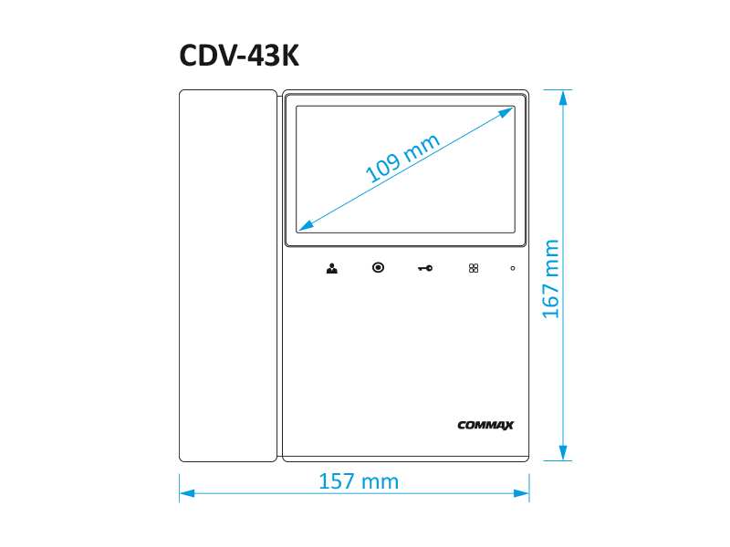 Видеодомофон Commax - фото №18